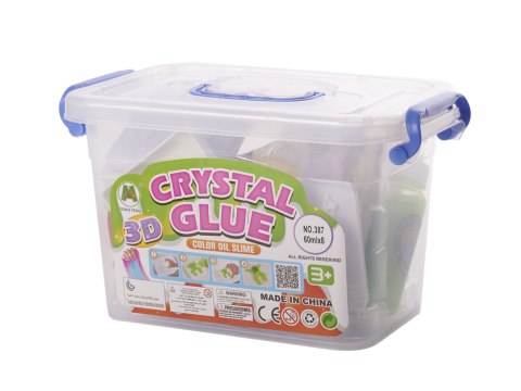Klej żel kryształowy 3D crystal glue kreatywny zestaw w wiaderku 26el. Kik Sp. z o. o. Sp. k.
