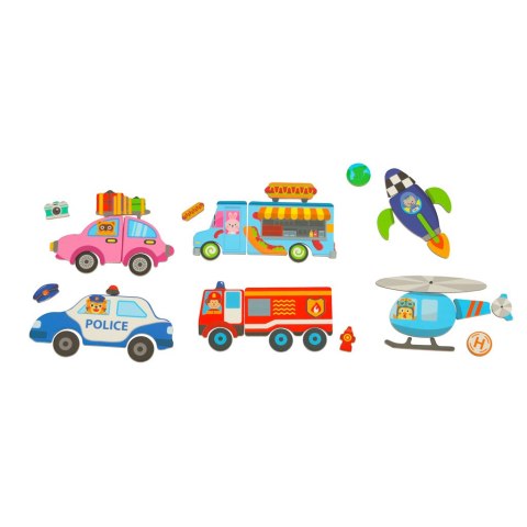 Książeczka magnetyczna układanka puzzle z magnesem środki transportu Kik Sp. z o. o. Sp. k.