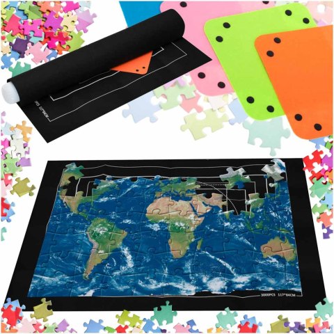 Mata do układania puzzli podkładka plansza pod puzzle 2000 elementów Kik Sp. z o. o. Sp. k.