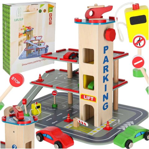 Parking drewniany garaż LULILO BENINO piętrowy Kik Sp. z o. o. Sp. k.