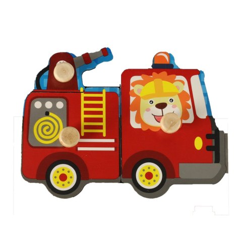 Puzzle drewniane sorter układanka straż pożarna Kik Sp. z o. o. Sp. k.