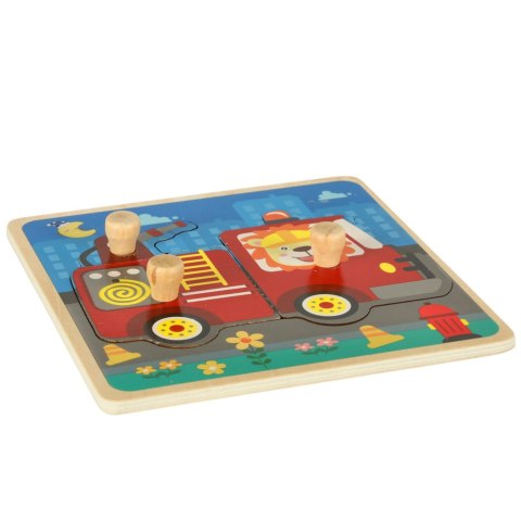 Puzzle drewniane sorter układanka straż pożarna Kik Sp. z o. o. Sp. k.