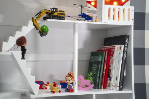 Regał na książki dla dzieci półka domek na zabawki 2w1 LULILO CALLA 116cm XXL Kik Sp. z o. o. Sp. k.