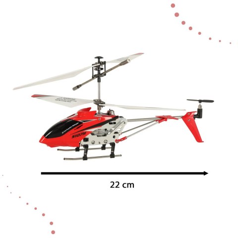 Helikopter zdalnie sterowany na pilota RC SYMA S107H 2.4GHz RTF czerwony Kik Sp. z o. o. Sp. k.