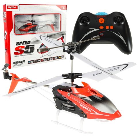 Helikopter zdalnie sterowany na pilota RC SYMA S5 3CH czerwony Kik Sp. z o. o. Sp. k.