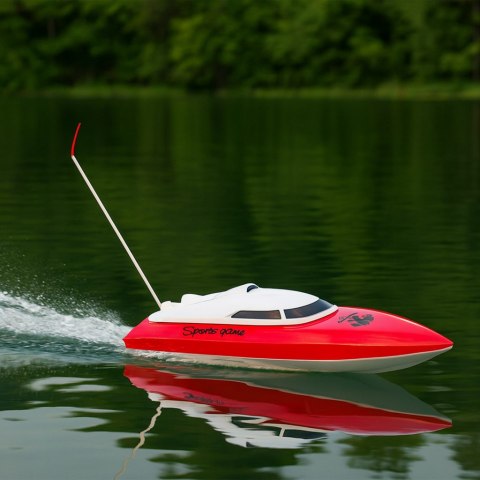 Łódź zdalnie sterowana na pilota RC 4CH mini CP802 czerwona Kik Sp. z o. o. Sp. k.
