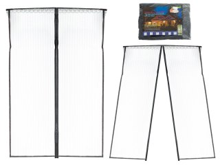 Moskitiera siatka magnetyczna na drzwi 110x220cm CZARNA Kik Sp. z o. o. Sp. k.