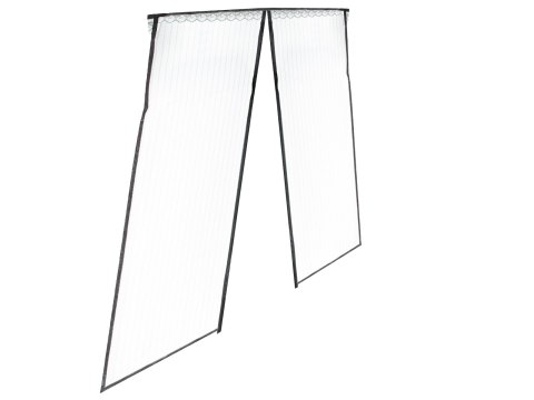 Moskitiera siatka magnetyczna na drzwi 110x220cm CZARNA Kik Sp. z o. o. Sp. k.