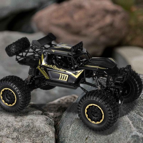 Samochód zdalnie sterowany 2,4GHz 1:8 51cm metal czarny Kik Sp. z o. o. Sp. k.