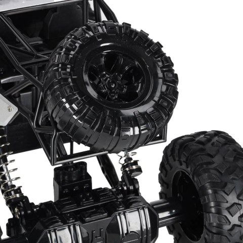 Samochód zdalnie sterowany na pilota RC Rock Crawler 1:12 4WD METAL srebrny Kik Sp. z o. o. Sp. k.