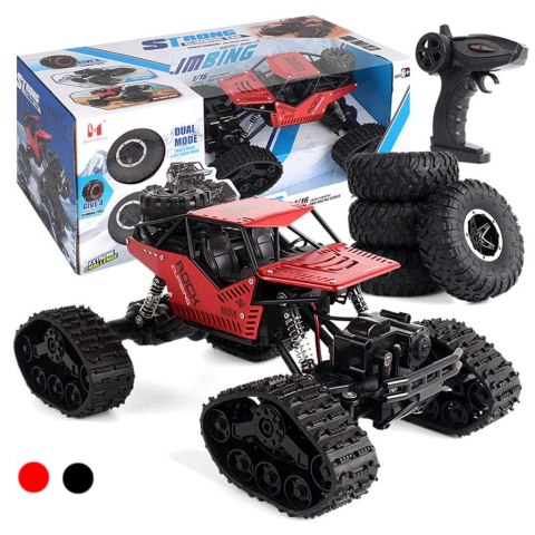 Samochód zdalnie sterowany na pilota RC Rock Crawler 4x4 LHC012 auto 2w1 czerwony Kik Sp. z o. o. Sp. k.