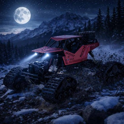 Samochód zdalnie sterowany na pilota RC Rock Crawler 4x4 LHC012 auto 2w1 czerwony Kik Sp. z o. o. Sp. k.