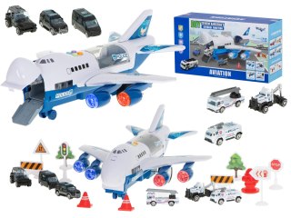 Transporter samolot + 6 aut policja bok/przód Kik Sp. z o. o. Sp. k.