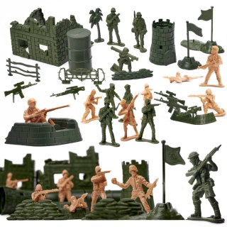 Żołnierzyki baza wojskowa figurki zestaw 114el. Kik Sp. z o. o. Sp. k.