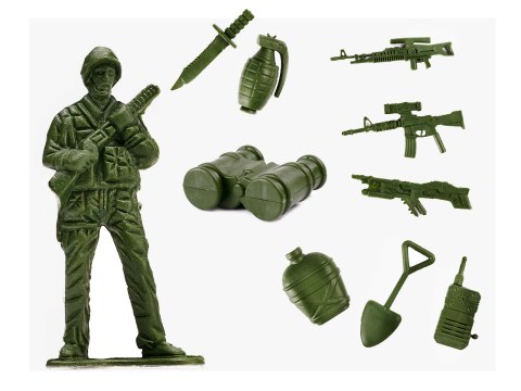 Żołnierzyki baza wojskowa figurki zestaw 307el. Kik Sp. z o. o. Sp. k.