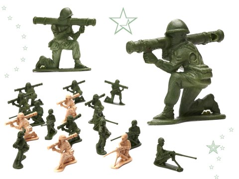 Żołnierzyki baza wojskowa figurki zestaw 307el. Kik Sp. z o. o. Sp. k.