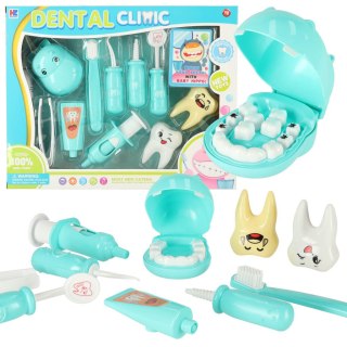 Dentysta zestaw lekarski hipopotam niebieski Kik Sp. z o. o. Sp. k.