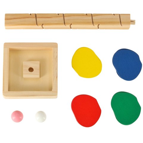 Drzewko edukacyjne klocki drewniane tor kulkowy Kulodrom Montessori Kik Sp. z o. o. Sp. k.