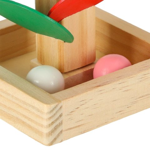 Drzewko edukacyjne klocki drewniane tor kulkowy Kulodrom Montessori Kik Sp. z o. o. Sp. k.