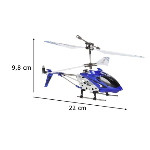 Helikopter zdalnie sterowany na pilota RC SYMA S107G niebieski Kik Sp. z o. o. Sp. k.