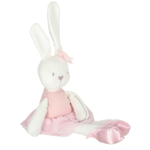 Maskotka pluszowa pluszak przytulanka królik zajączek w różowej sukience 42cm Kik Sp. z o. o. Sp. k.