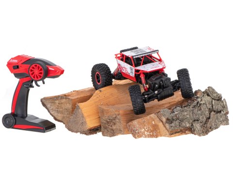 Samochód zdalnie sterowany na pilota RC Rock Crawler HB 2,4GHz 1:18 czerwony Kik Sp. z o. o. Sp. k.