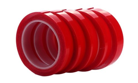 Taśma dwustronna samoprzylepna akrylowa montażowa transparentna mocna 10mm x 3m Kik Sp. z o. o. Sp. k.