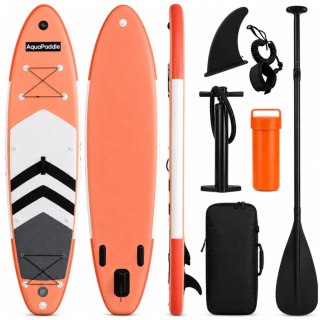 Deska SUP 320 cm AquaPaddle Zestaw Paddleboard + Wiosło + Pompka + Plecak 180 kg