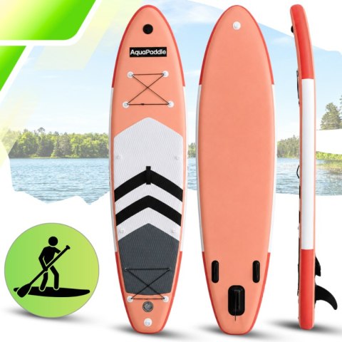 Deska SUP 320 cm AquaPaddle Zestaw Paddleboard + Wiosło + Pompka + Plecak 180 kg