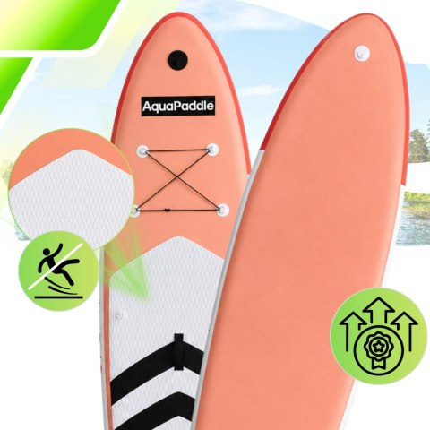 Deska SUP 320 cm AquaPaddle Zestaw Paddleboard + Wiosło + Pompka + Plecak 180 kg