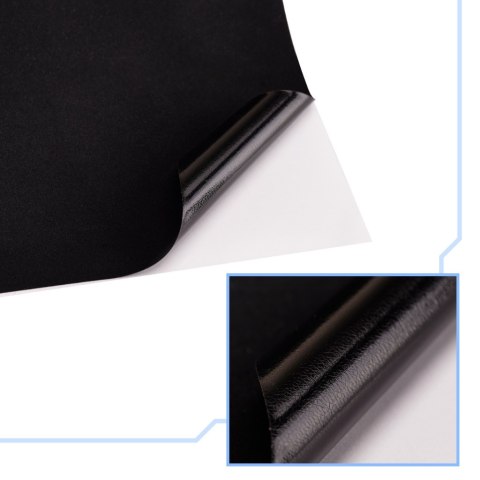Folia rolka aksamitna czarna 1,35x15m Kik Sp. z o. o. Sp. k.