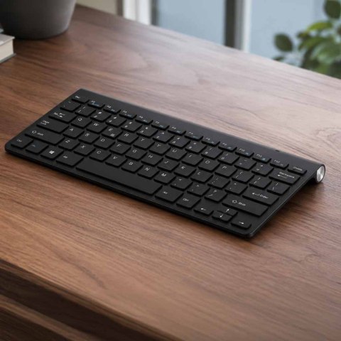 Klawiatura bezprzewodowa Smart TV czarna Kik Sp. z o. o. Sp. k.