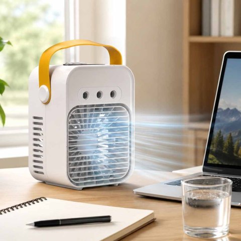 Klimator przenośny klimatyzer biurkowy mini klimatyzator na wodę 3w1 USB LED Kik Sp. z o. o. Sp. k.