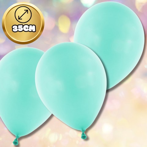 BALONY DMUCHANE LATEKSOWE SELEDYNOWE 50 SZT NA URODZINY DEKORACJA