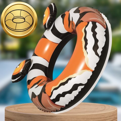 BESTWAY KOŁO DMUCHANE DO PŁYWANIA KÓŁKO PLAŻOWE TYGRYS DUŻE 91 CM