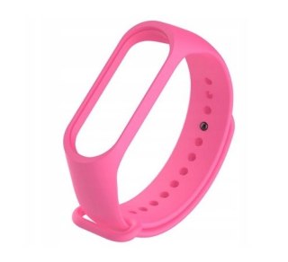 Silikonowy pasek opaska do Xiaomi Mi Band 3/ Xiaomi Mi Band 4 - różowy HaloFuture