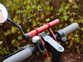 Aluminiowy uchwyt na kierownice rower / Hulajnoga Xiaomi M365/ Pro - czerwona HaloFuture
