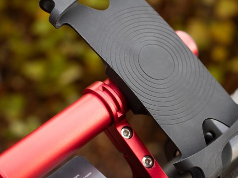 Aluminiowy uchwyt na kierownice rower / Hulajnoga Xiaomi M365/ Pro - czerwona HaloFuture