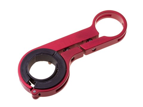 Aluminiowy uchwyt na kierownice rower / Hulajnoga Xiaomi M365/ Pro - czerwona HaloFuture
