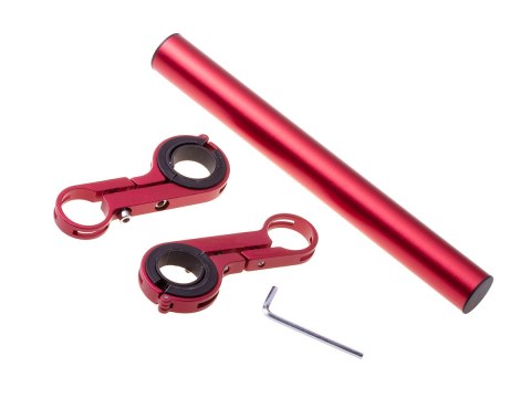 Aluminiowy uchwyt na kierownice rower / Hulajnoga Xiaomi M365/ Pro - czerwona HaloFuture