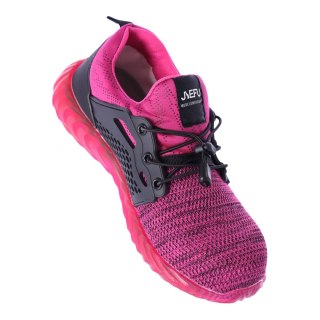 Buty BHP robocze "37" / 24cm - różowe HaloFuture
