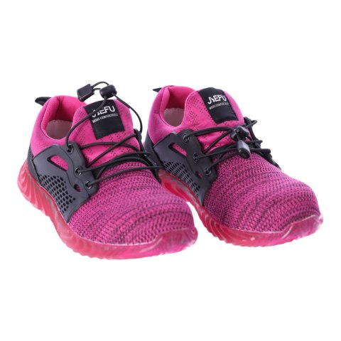 Buty BHP robocze "37" / 24cm - różowe HaloFuture