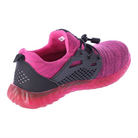 Buty BHP robocze "37" / 24cm - różowe HaloFuture