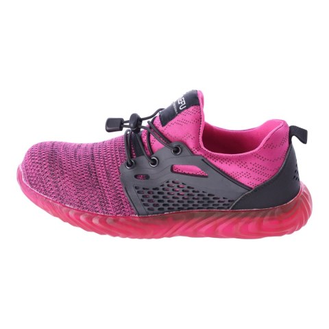 Buty BHP robocze "37" / 24cm - różowe HaloFuture