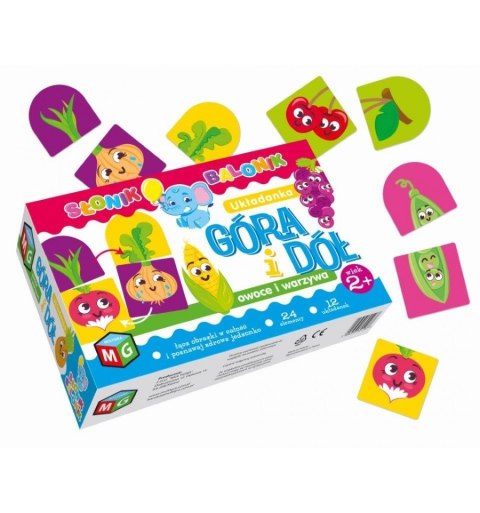 Puzzle Góra i Dół - Owoce Warzywa F.H.U. "MULTIGRA" Dorota Pundzis