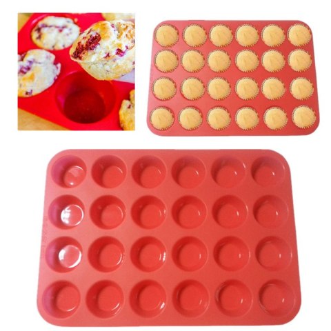 Silikonowa forma do babeczek, muffinek na 12 sztuk HaloFuture