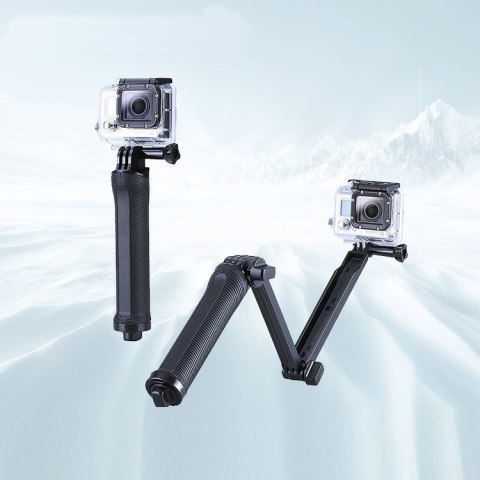Statyw Monopod łamany do kamerki sportowej GoPro 3-Way - czarny HaloFuture