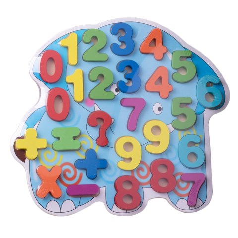 Układanka/ puzzle dla najmłodszych "Cyferki" HaloFuture