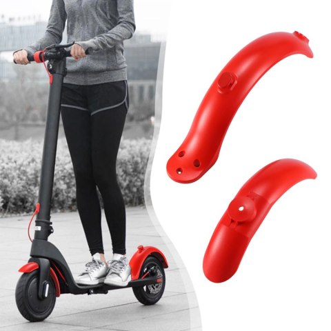 Zestaw błotników do hulajnogi Xiaomi M365 / PRO - czerwony HaloFuture