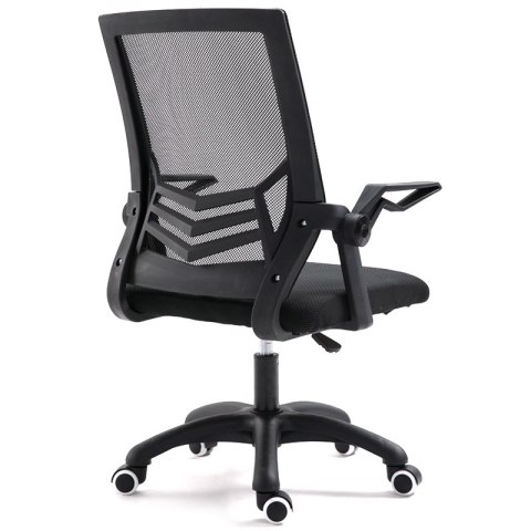 Ergonomiczny obrotowy fotel biurowy, krzesło z siatki- czarny HaloFuture